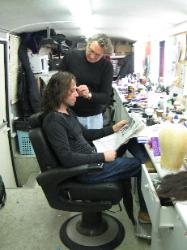 PAUL PATTISON MAKEUP ON JAMES PUREFOY SOLOMON KANE