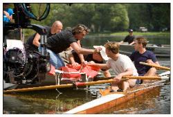 interview with Trefor Proud and Paul on set of Company